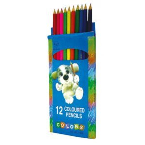 סט עפרונות צבעוניים 12 יח'